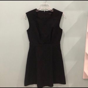 black jcrew dress